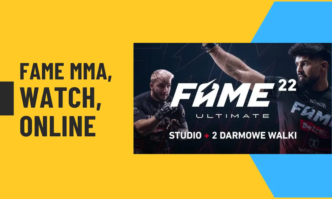 FAME MMA fighters in the octagon during a live match